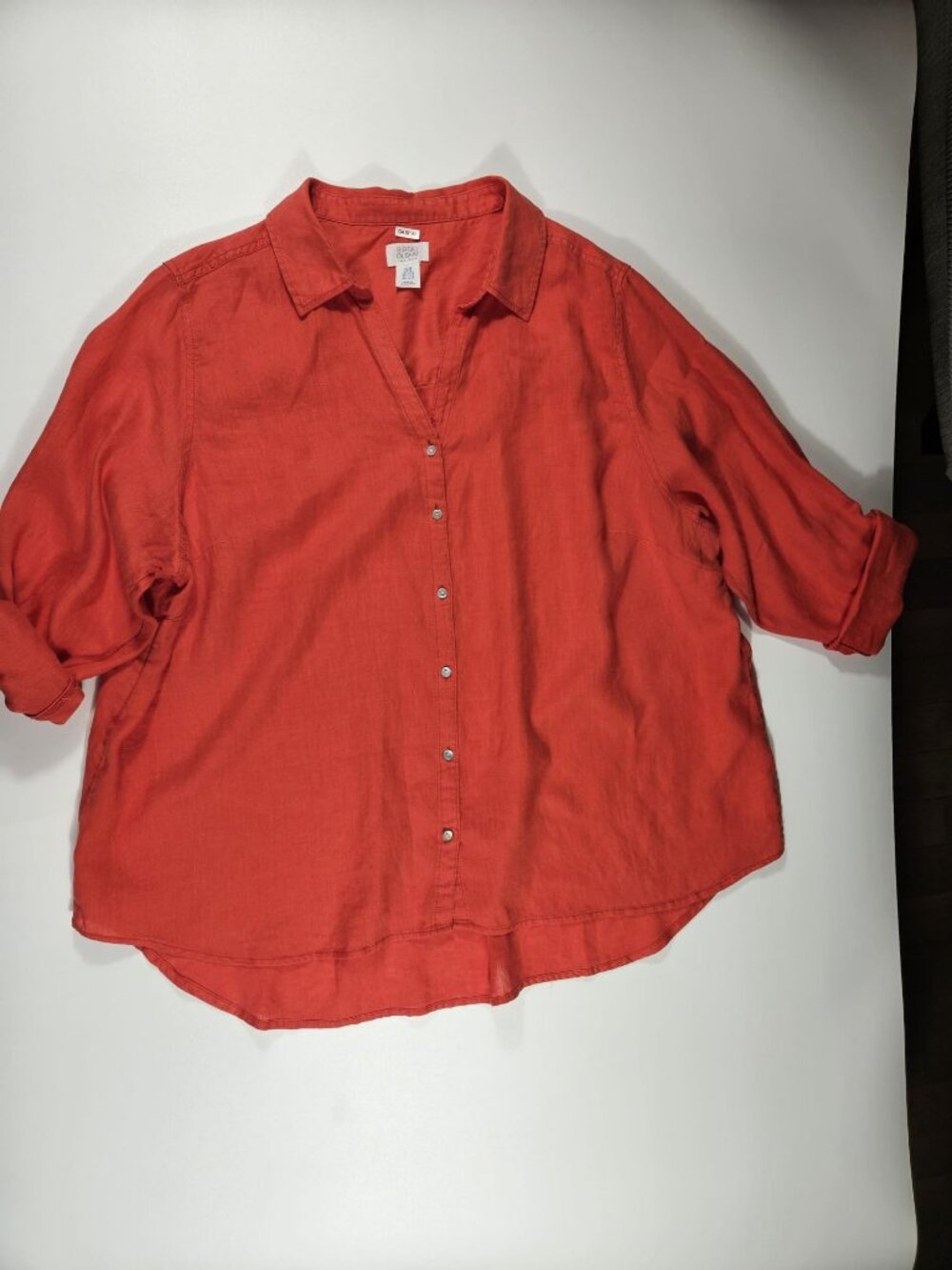 SIGRID OLSEN Linen Shirt - Size 3X